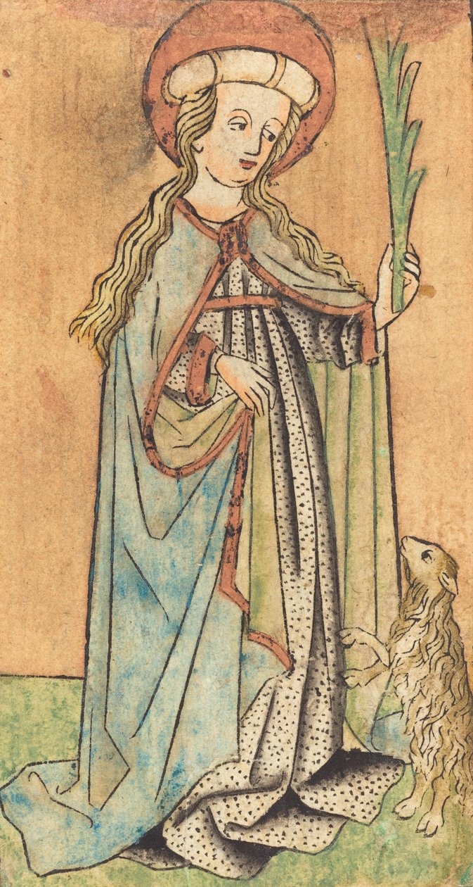Svatá Anežka, kol. 1450. od Unbekannt