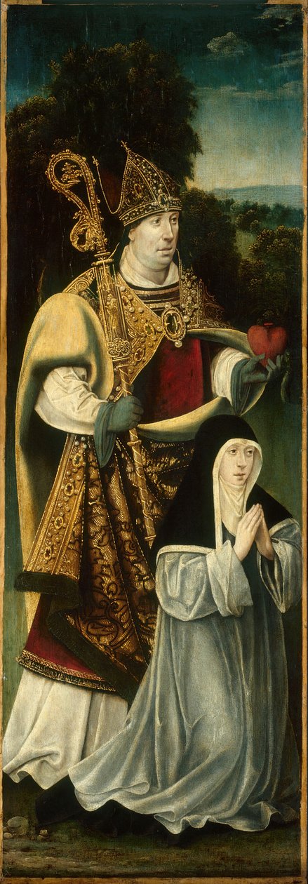 Svatý Augustin a augustiniánská kanonie, 152550. od Unbekannt
