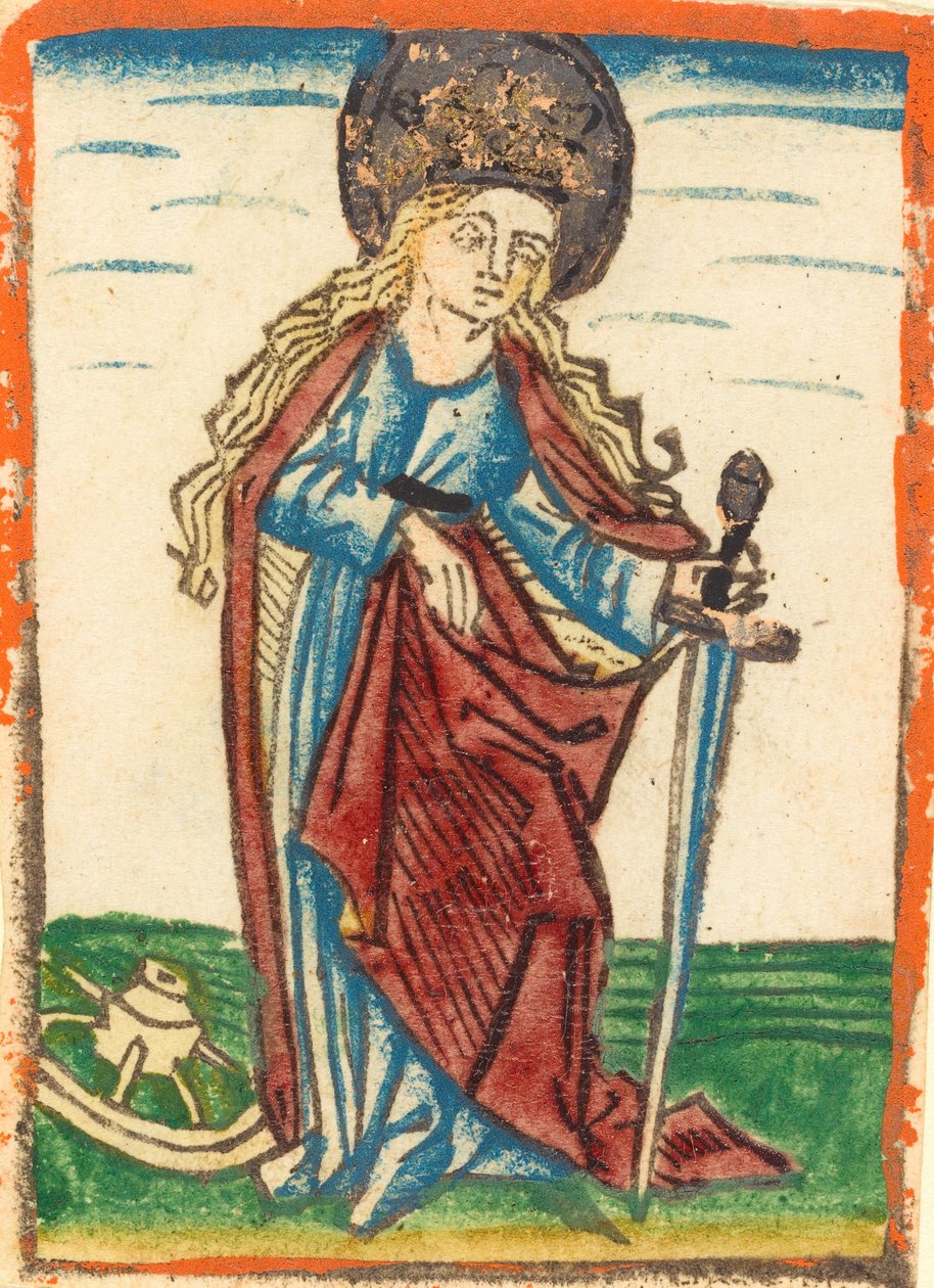 Svatá Kateřina, c. 1480. od Unbekannt