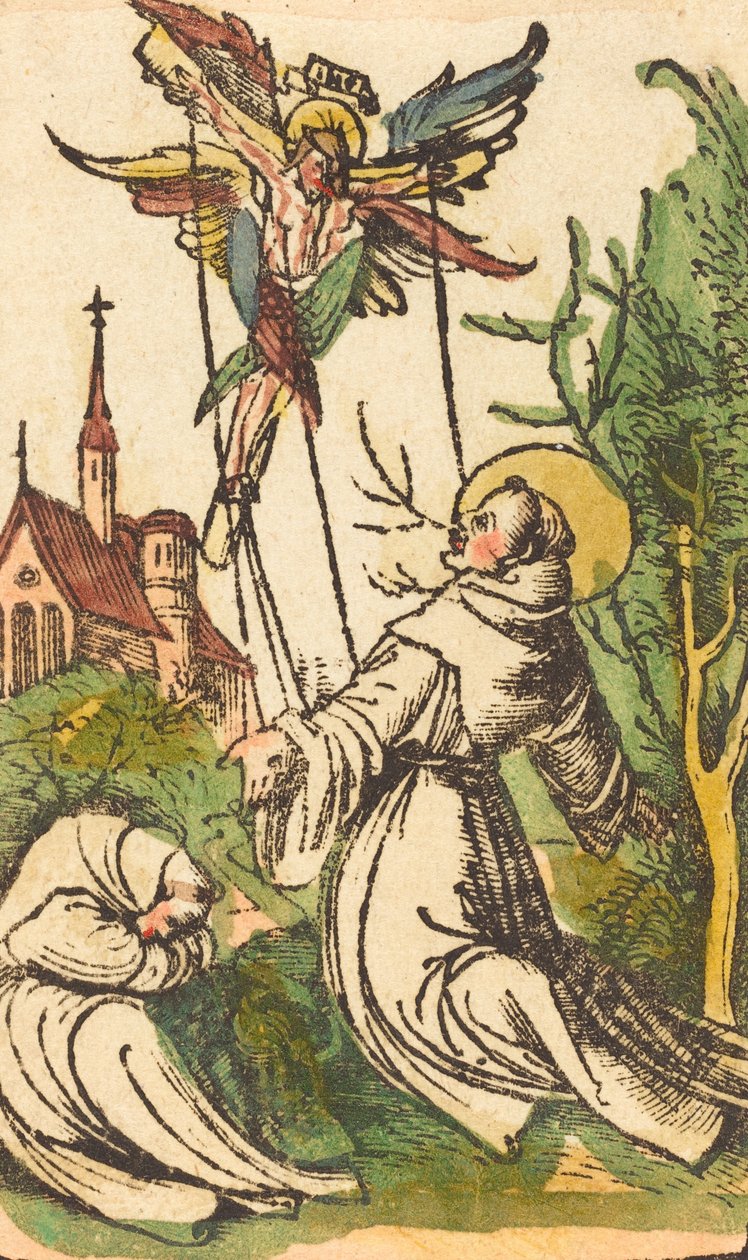 Svatý František přijímá stigmata, 15001510. od Unbekannt