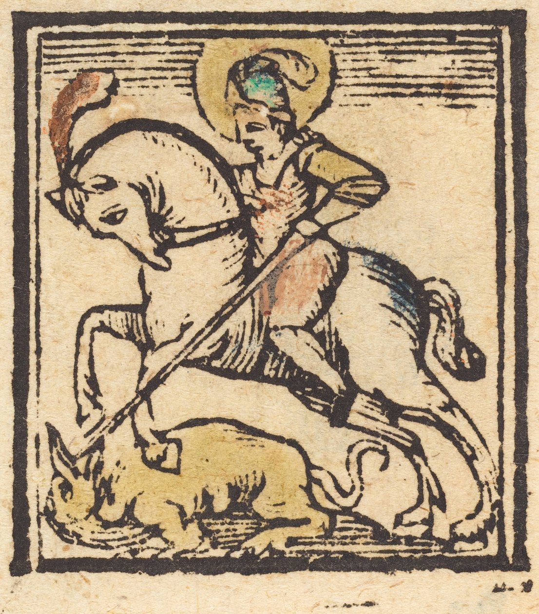 Svatý Jiří, c. 1475. od Unbekannt