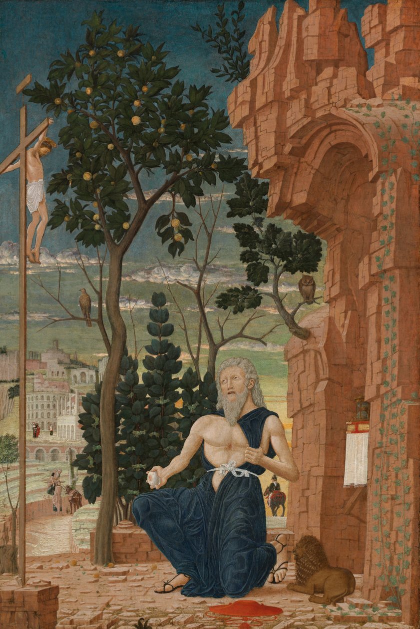 Svatý Jeroným v divočině, c. 1475. od Unbekannt