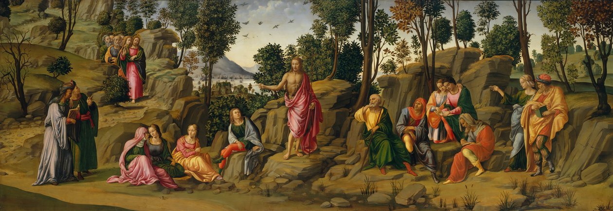 Svatý Jan Křtitel vydávající svědectví, ca. 1506-7. od Unbekannt