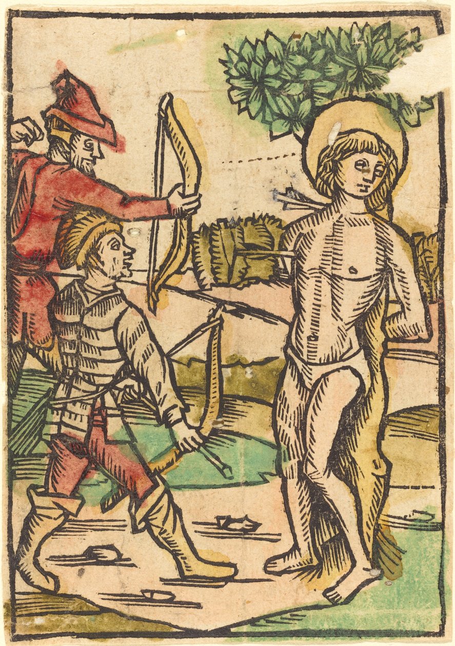 Svatý Šebestián, c. 1490. od Unbekannt