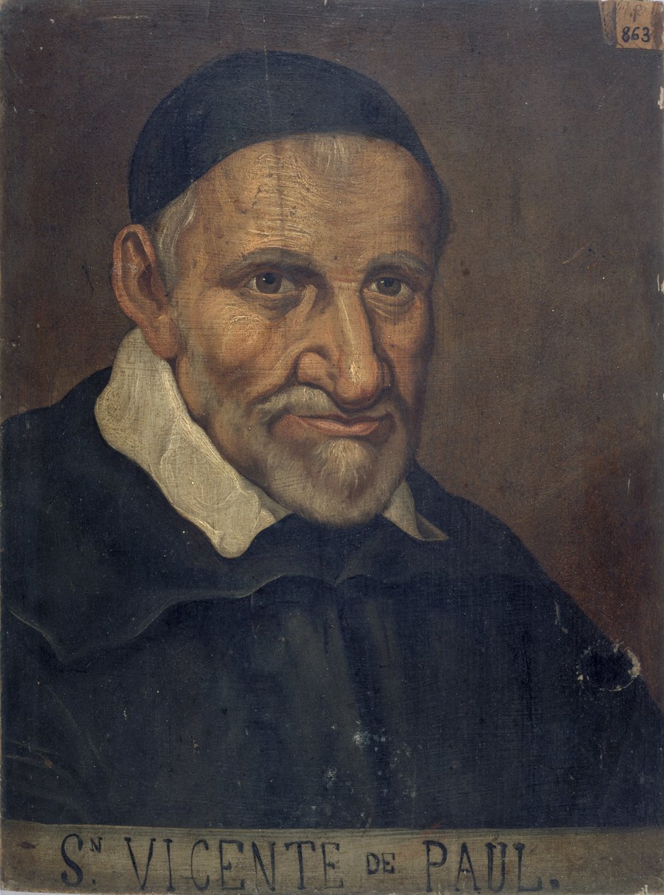 Svatý Vincent de Paul 1581-1660, c. 1660. od Unbekannt