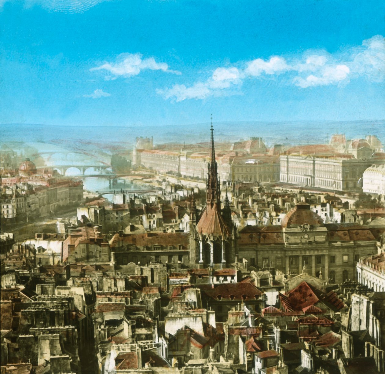 Sainte-Chapelle v Paříži. od Unbekannt