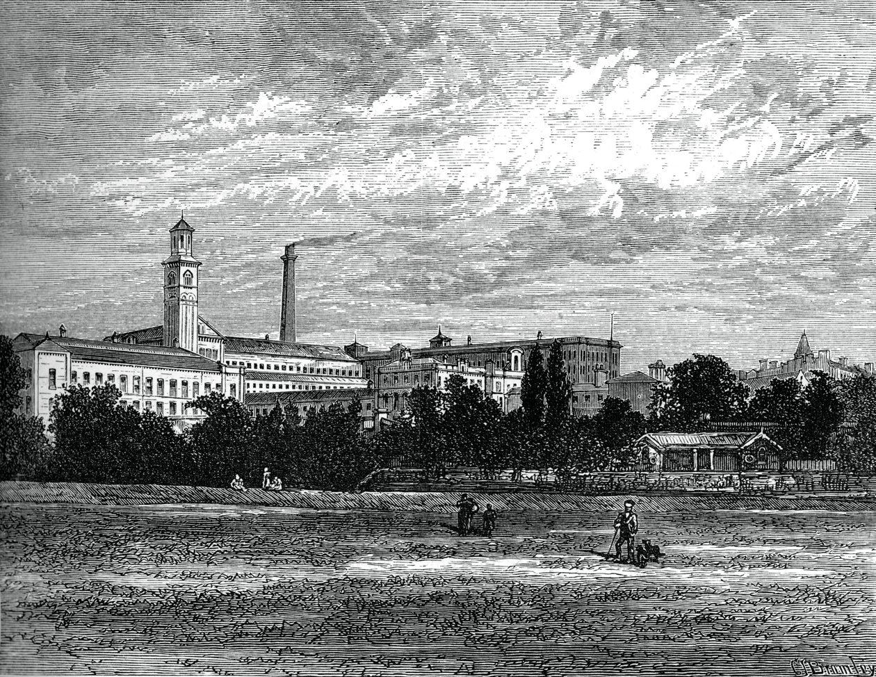 Saltaire Works, c1880 od Unbekannt