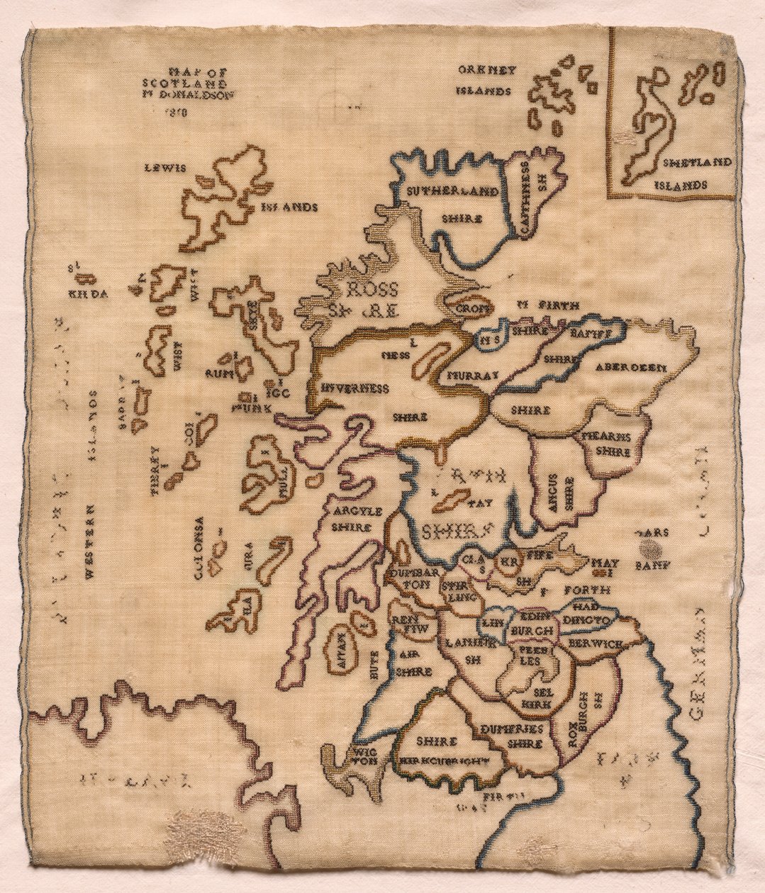 Vzorník, 1810. od Unbekannt