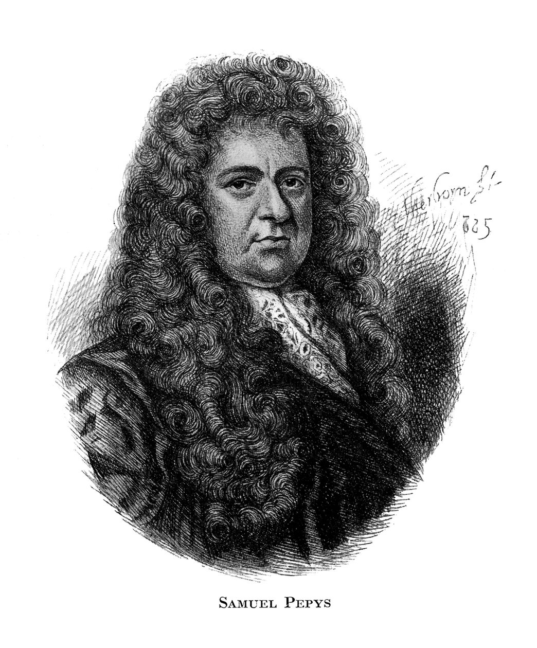 Samuel Pepys, anglický deník, 19. století od Unbekannt