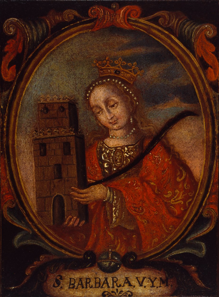 Santa Barbara, ca. 1680-1690. od Unbekannt