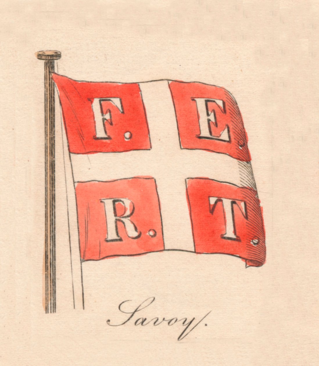 Savojsko, 1838 od Unbekannt