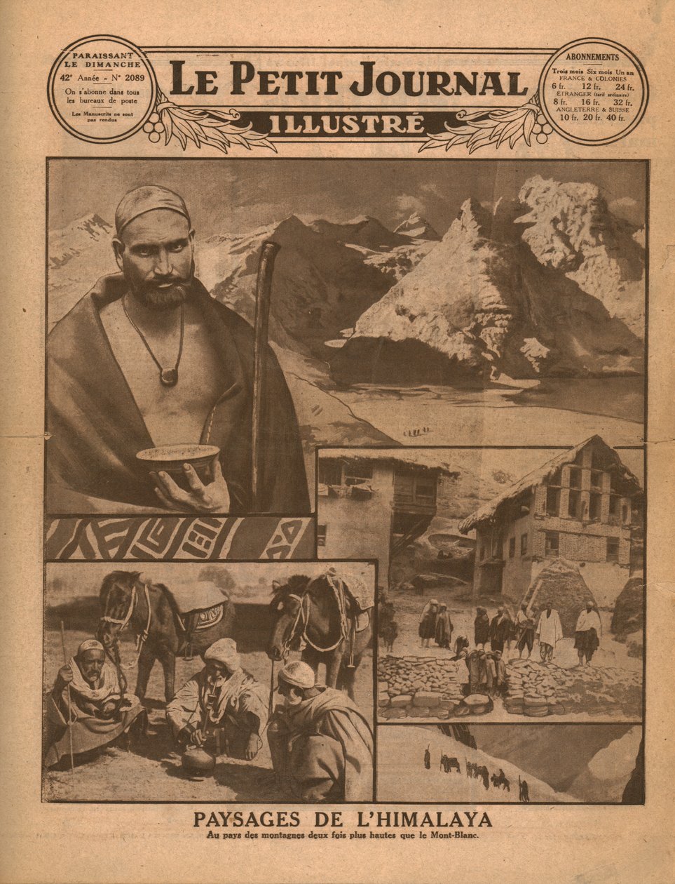 Scény v Himalájích, 1931. od Unbekannt