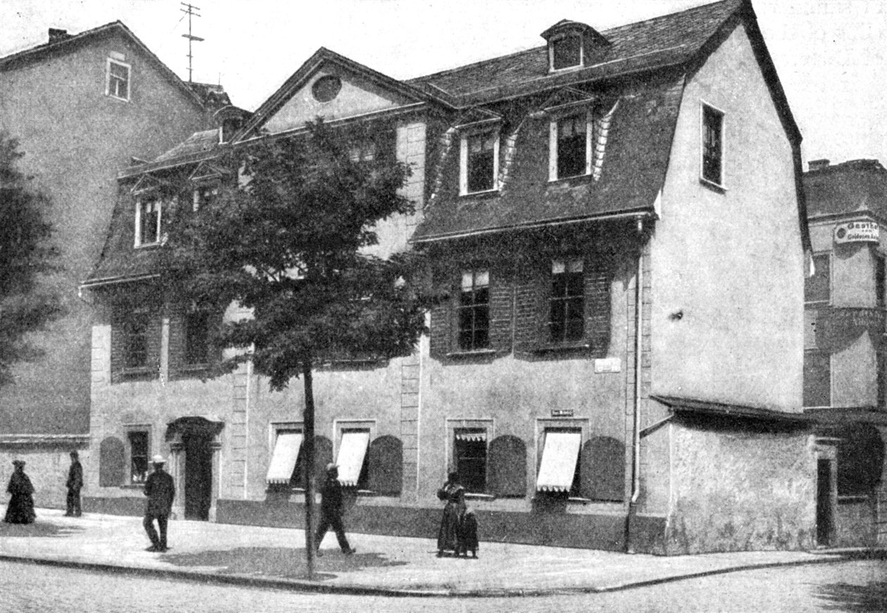 Schillerův dům, německé Atény, Německo, 1922 od Unbekannt