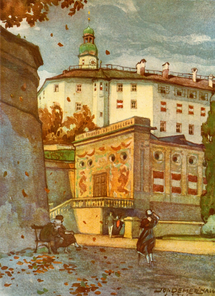 Zámek Ambras, c1929. od Unbekannt