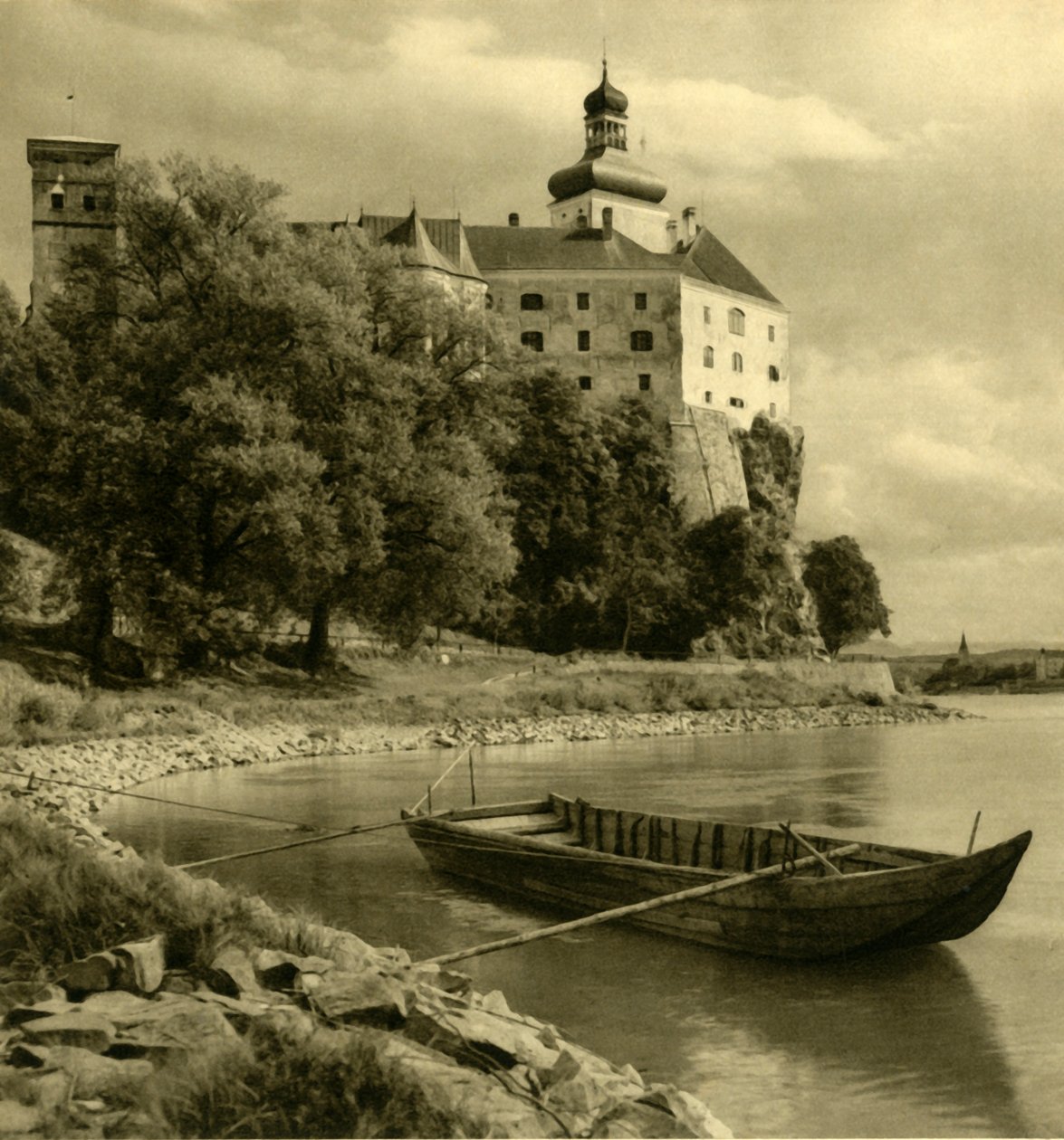 Zámek Persenbeug, Wachau, Dolní Rakousko, c1935. od Unbekannt