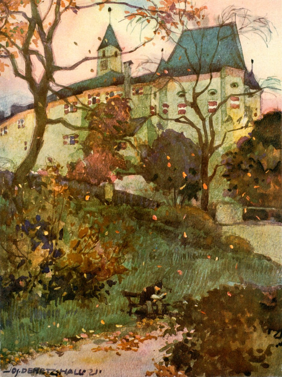 Hrad Weyherburg, c1929. od Unbekannt
