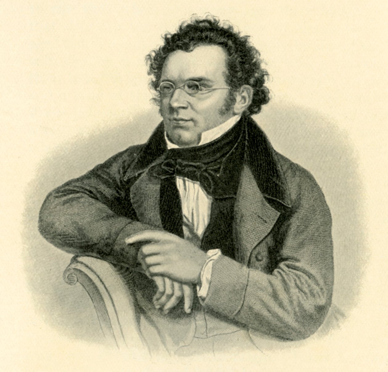 Schubert, c1820, 1907. od Unbekannt