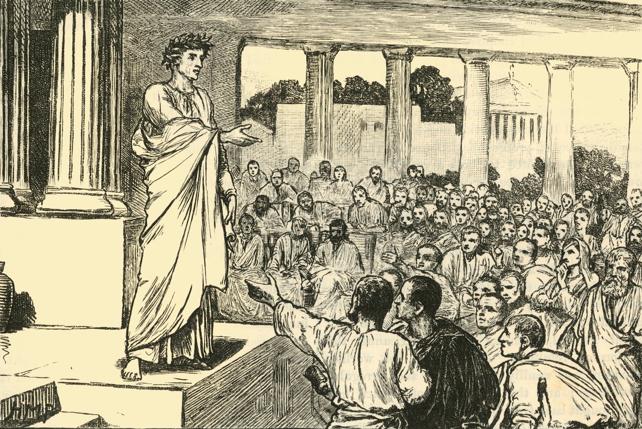 Scipios Appeal to the People, 1890. od Unbekannt