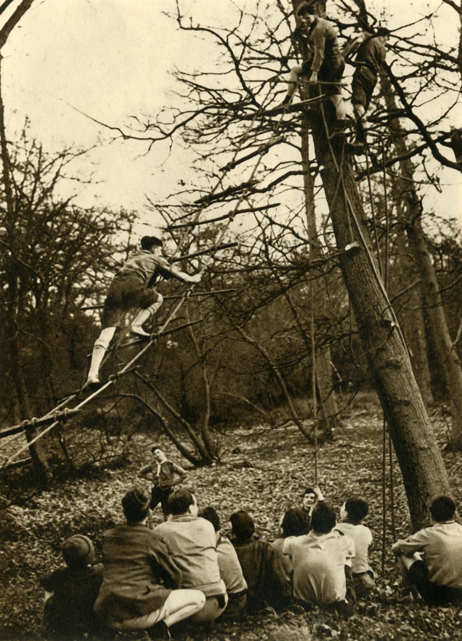 „Scouti praktikující průkopnickou práci“, 1944. od Unbekannt