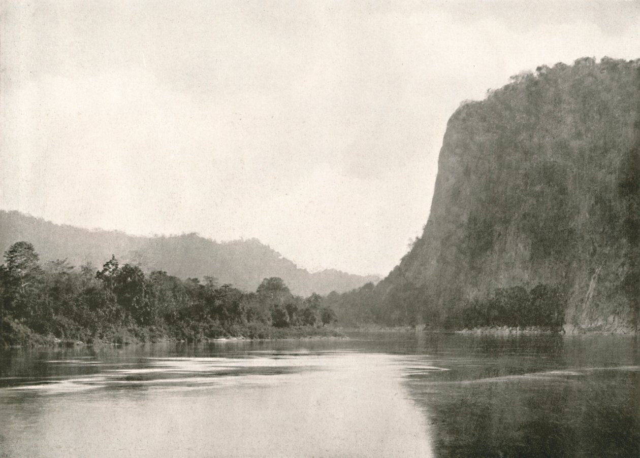 Second Defile na řece Irrawaddy, poblíž Bhamo, 1900. od Unbekannt
