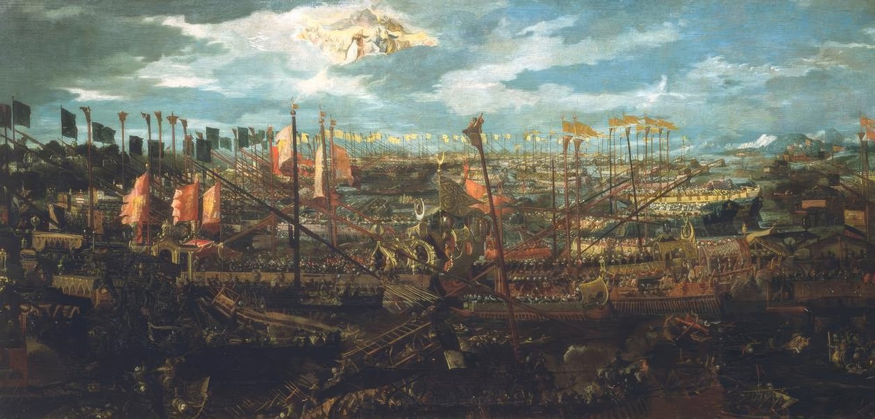 Bitva u Lepanta 1571 / venez. Klenot. od Unbekannt