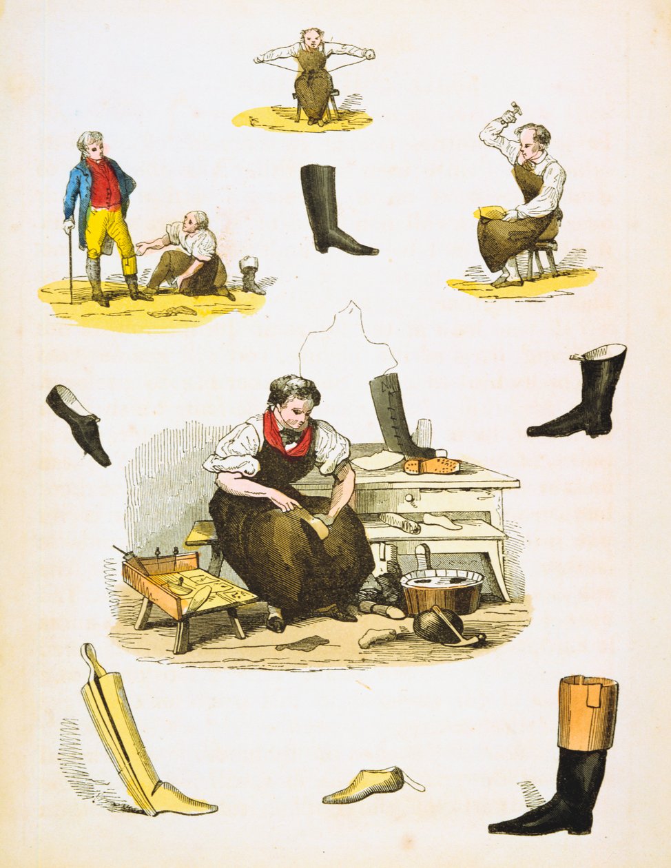 Švec, c1845 od Unbekannt