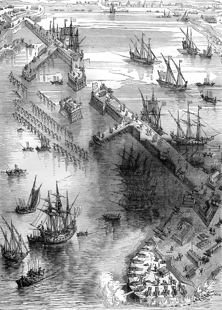 Obléhání La Rochelle, Francie, 1627 1882-1884 od Unbekannt
