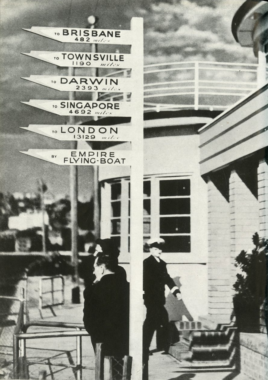 Rozcestník v Rose Bay, Sydney, Austrálie, c1939-c1944 1946. od Unbekannt