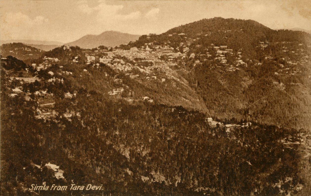 Simla z Tara Devi, c1918-c1939. od Unbekannt