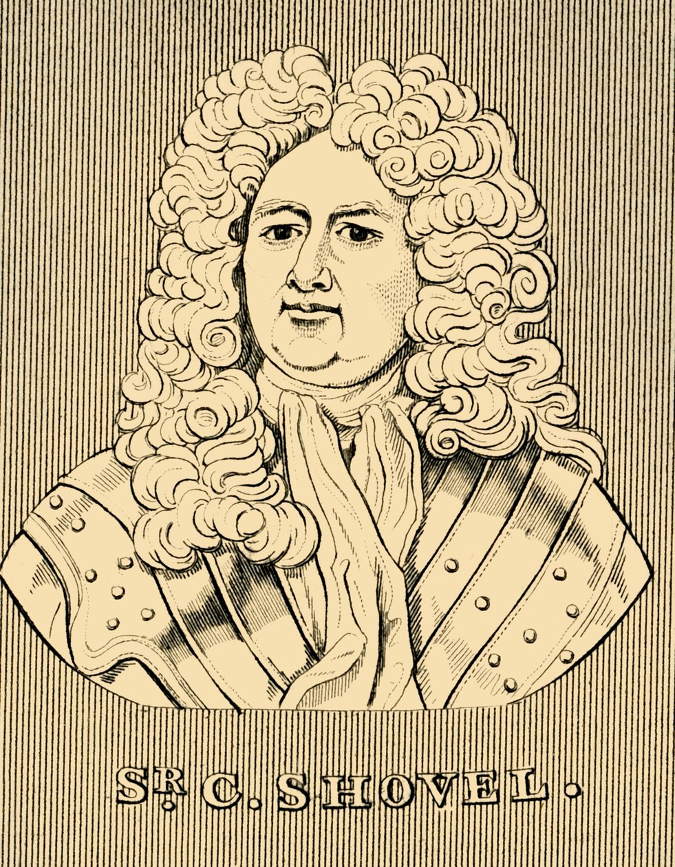 Sir C. Shovel, c1650-1707, 1830. od Unbekannt