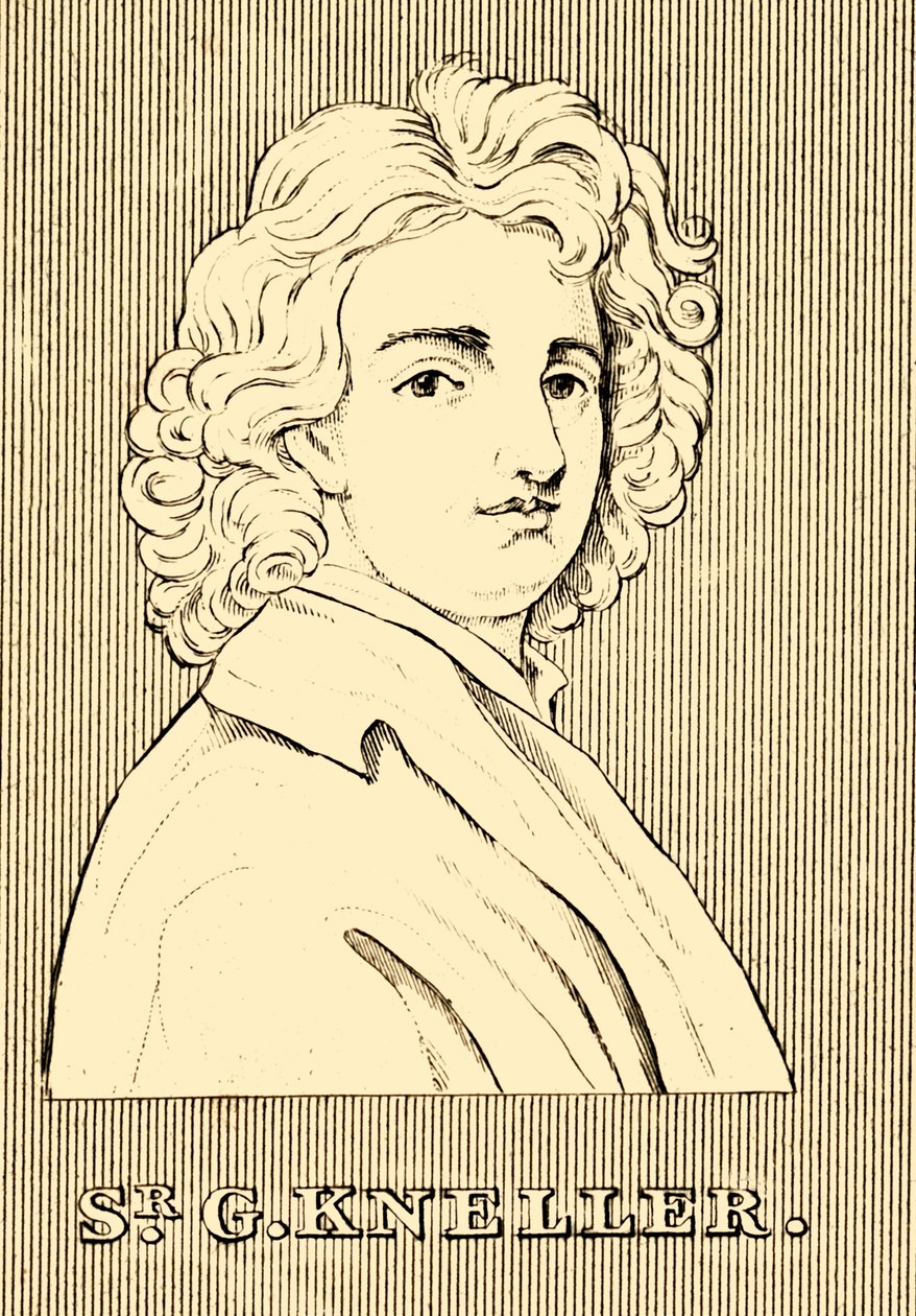 Vážený pane. G. Kneller, 1646-1723, 1830. od Unbekannt