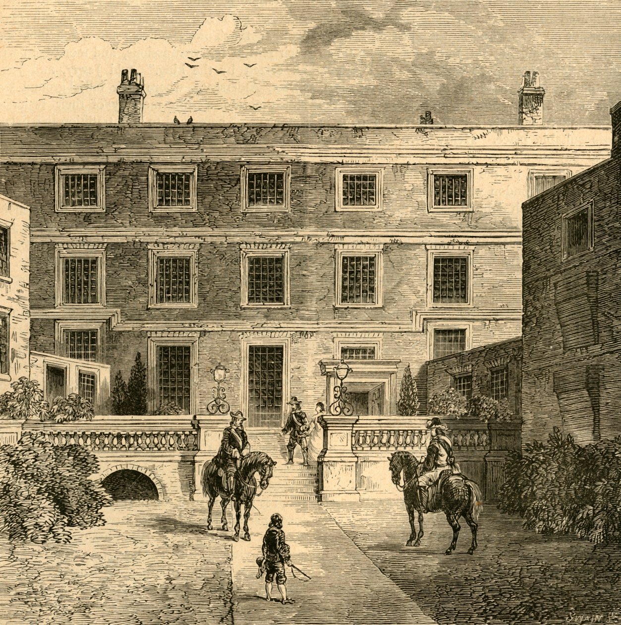 Sir R. Claytons House, Garden Front, 1897. od Unbekannt