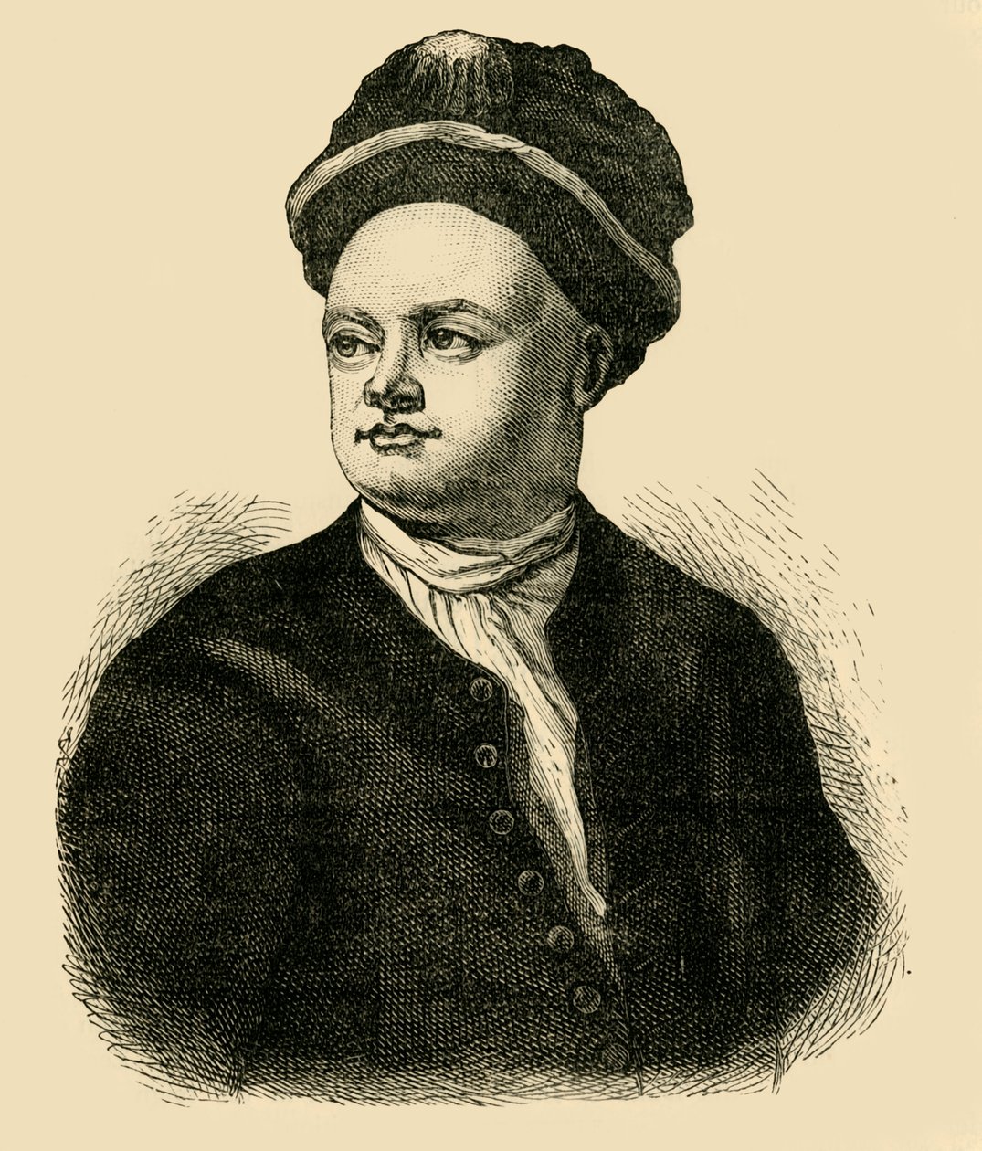 Sir Richard Steele, c1700, c1876. od Unbekannt
