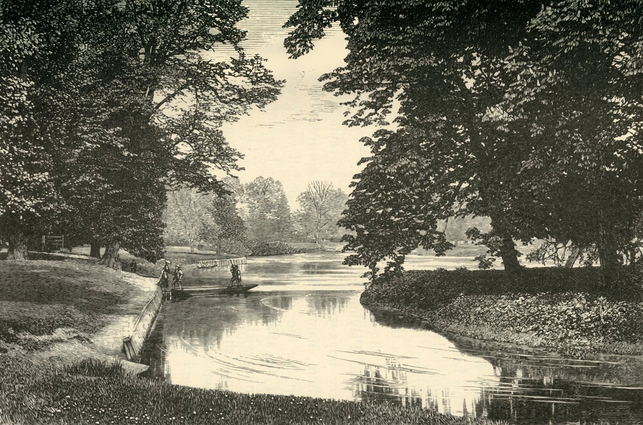 Sixth Form Bench a Fellows Eyot, 1911. od Unbekannt