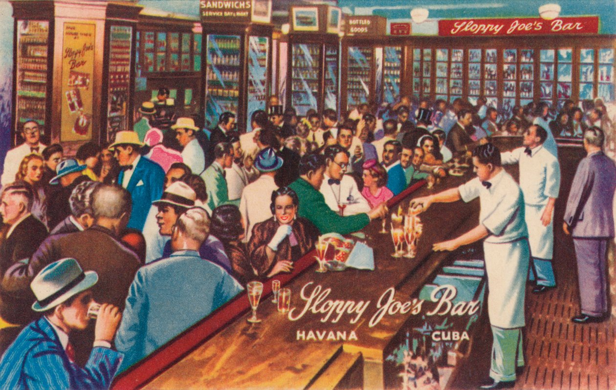Sloppy Joes Bar, Havana, Kuba, 1951 od Unbekannt