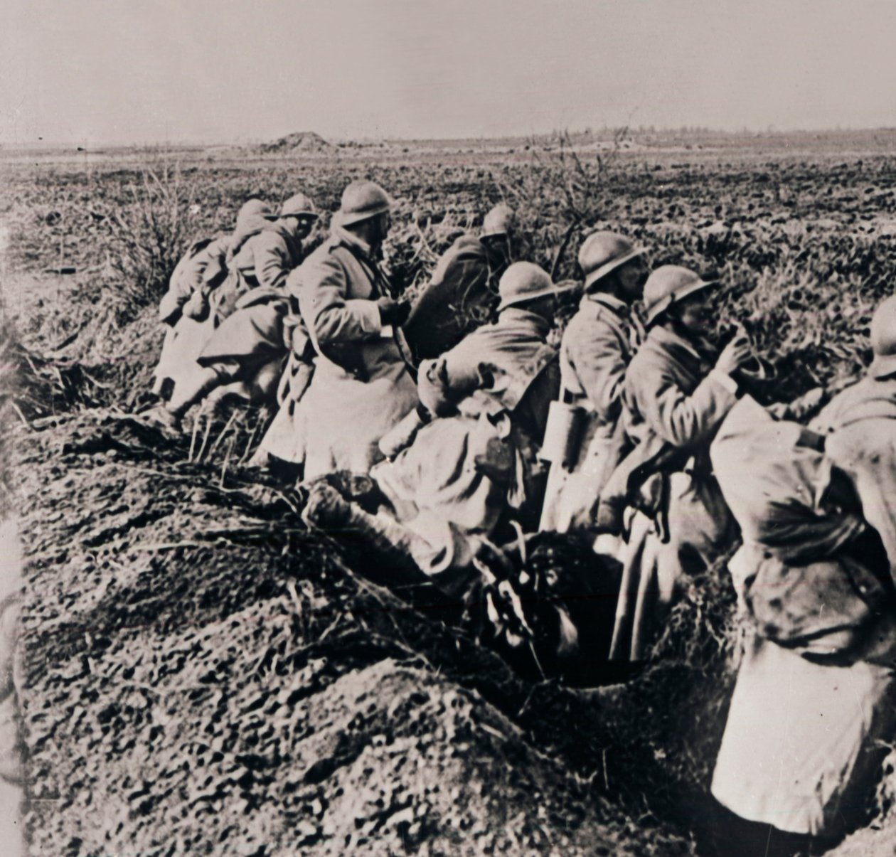 Vojáci v první linii, c1914-c1918 od Unbekannt