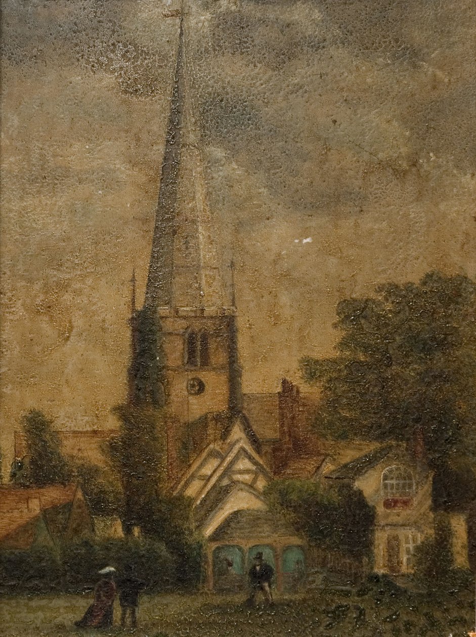 Solihull Church, 1870. Solihull, West Midlands. od Unbekannt