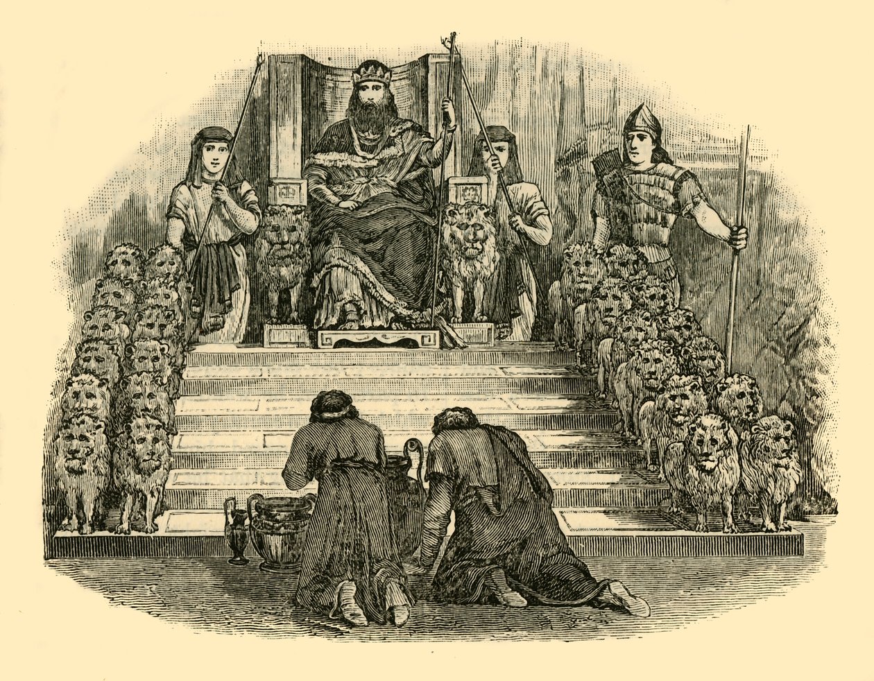 Solomonův trůn, obnoven, 1890. od Unbekannt