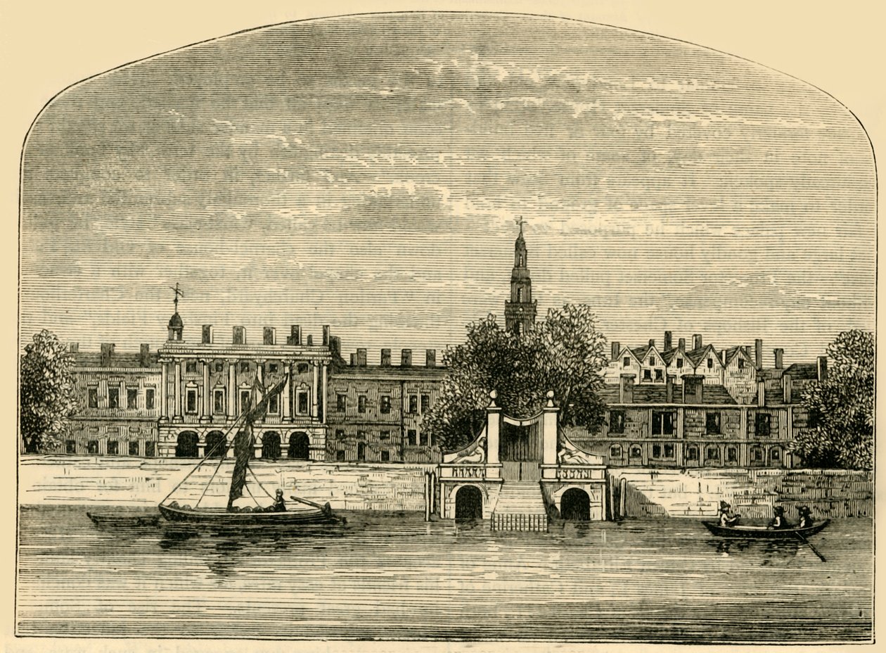 Somerset House and Stairs, 1881. od Unbekannt