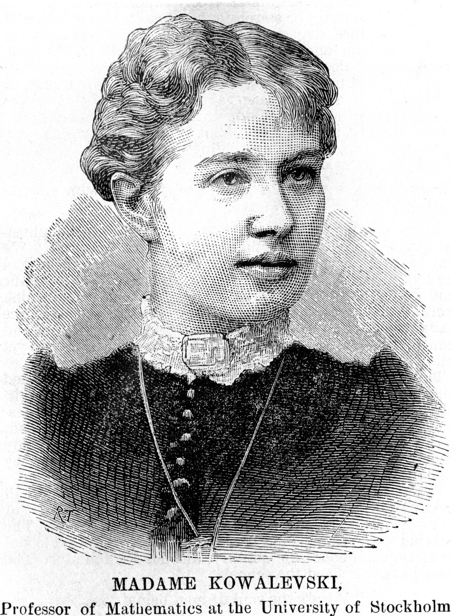 Sonia Sophie Kowalevski, ruský matematik, 1888 od Unbekannt