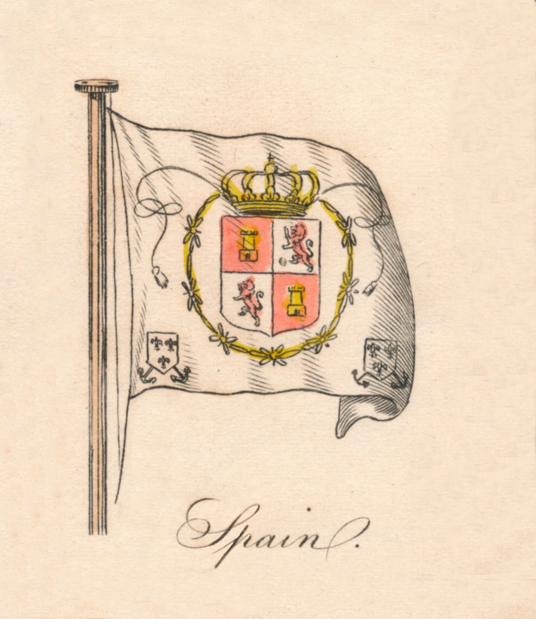 Španělsko, 1838 od Unbekannt