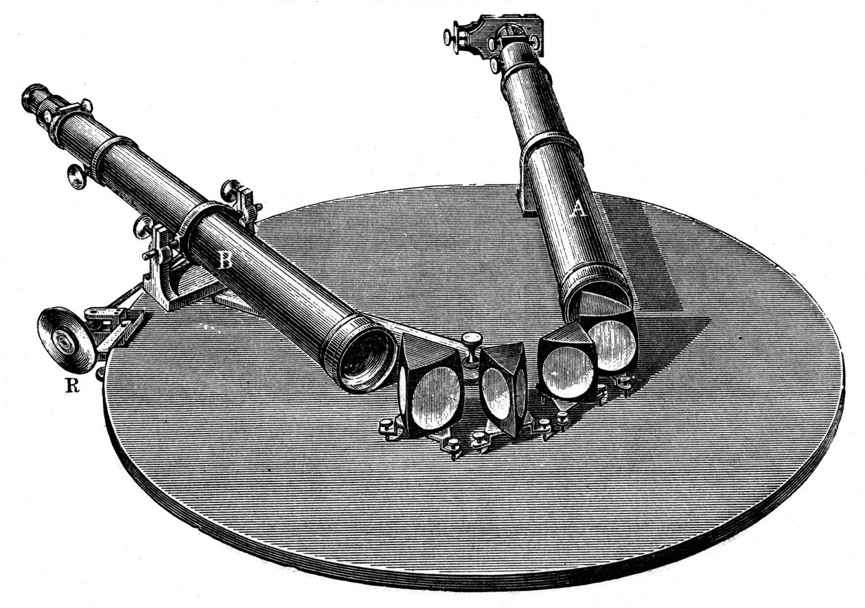 Spektroskop, 1872 od Unbekannt