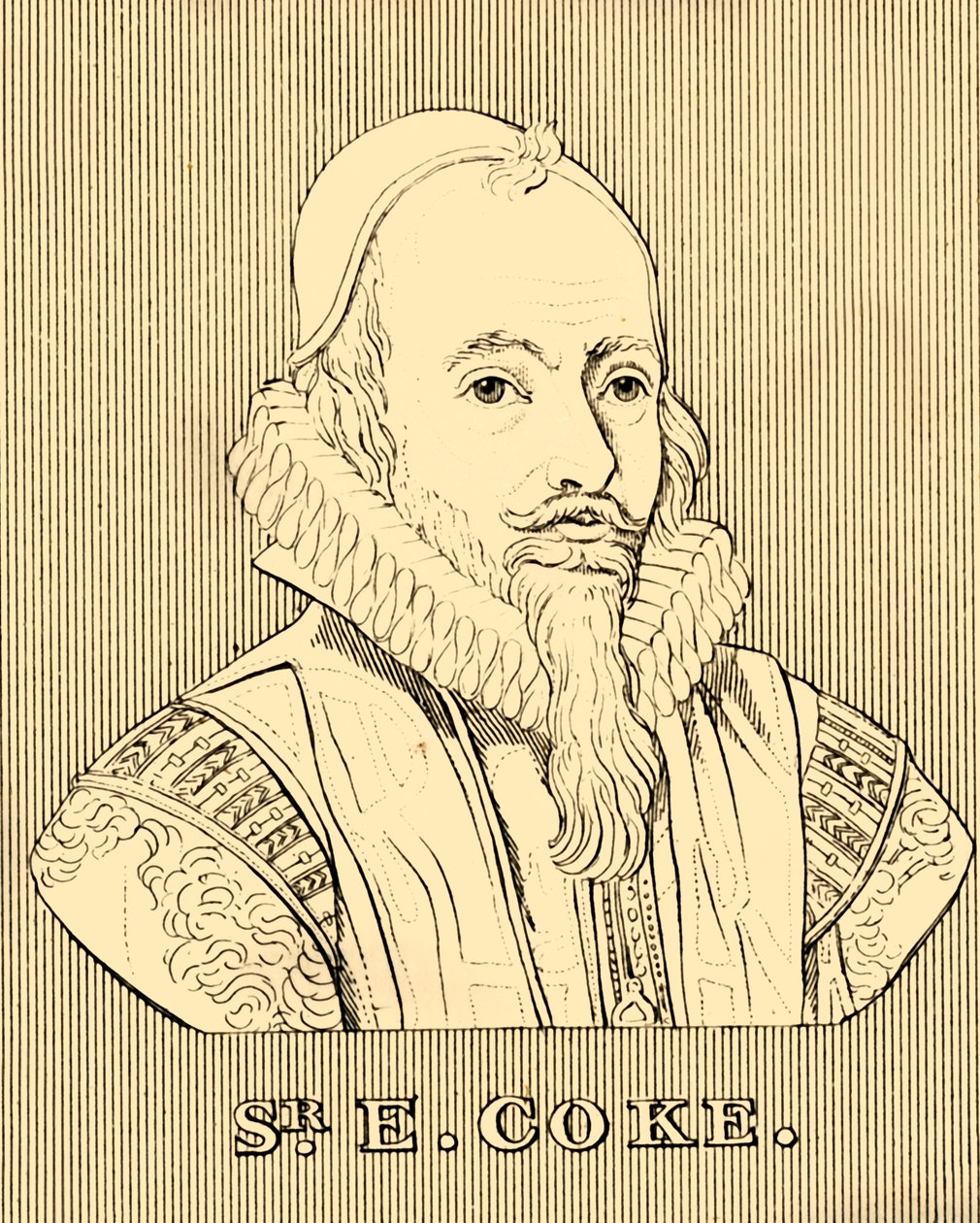 Sr. E. Coke, 1552-1634,1830. od Unbekannt