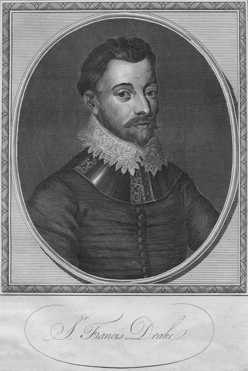 Vážený pane. Francis Drake, 1786. od Unbekannt