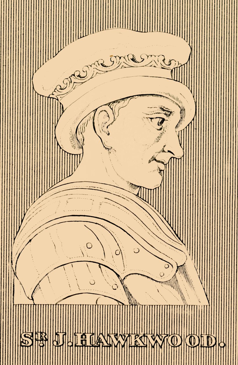 Sr. J, Hawkwood, c1323-1394, 1830. od Unbekannt