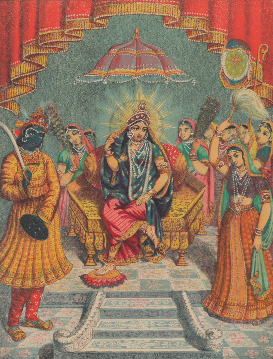 Sri Sri Rai Raja, ca. 1885-95. od Unbekannt