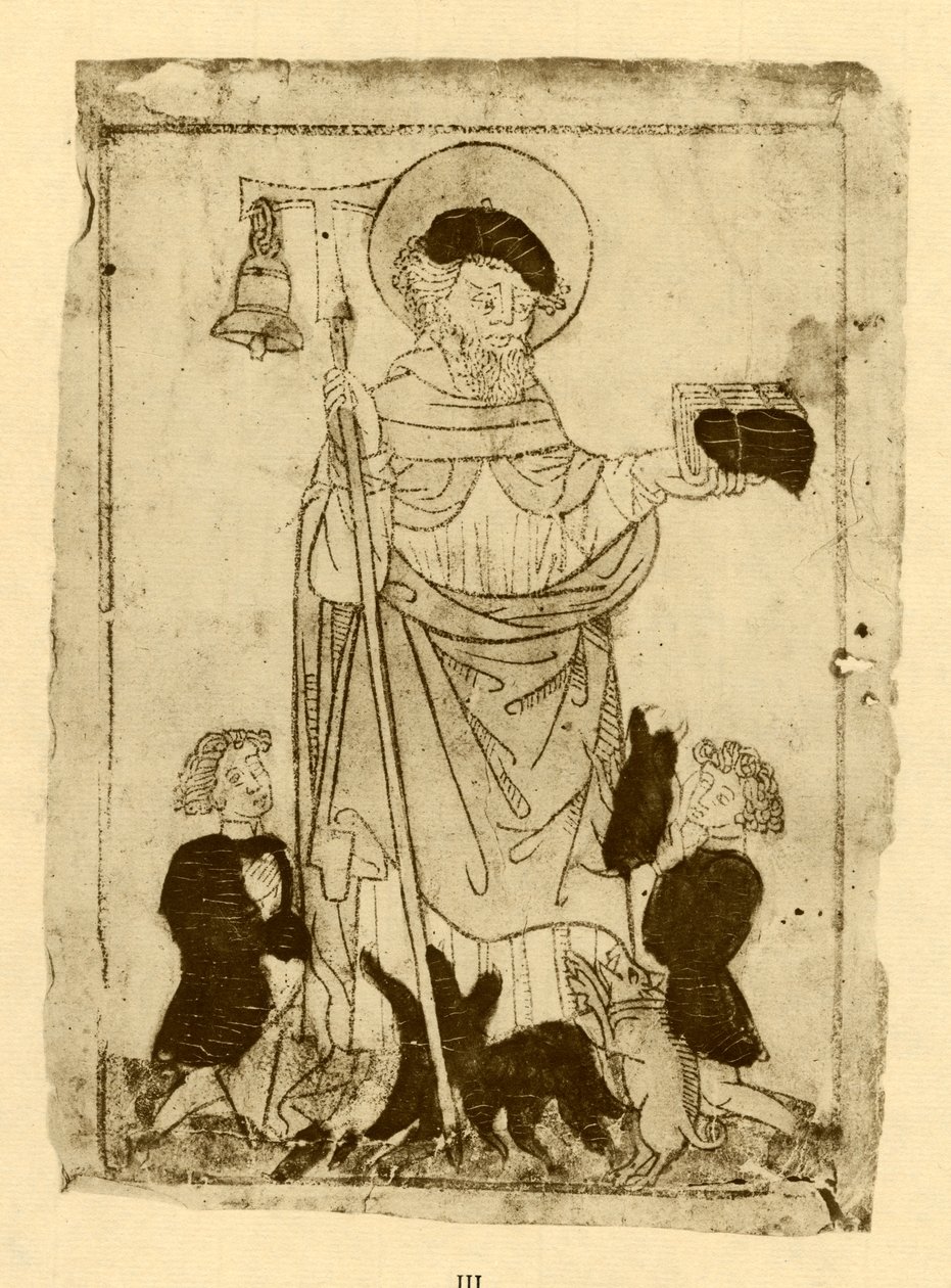 Svatý Antonius poustevník, 1915. od Unbekannt