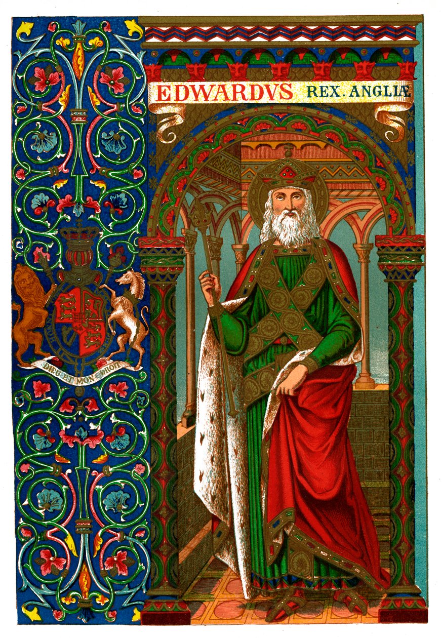 St Edward Vyznavač, 1886 od Unbekannt
