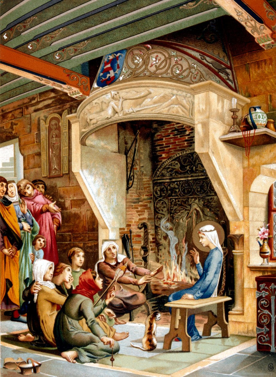 Svatá Alžběta Uherská, 1878 od Unbekannt