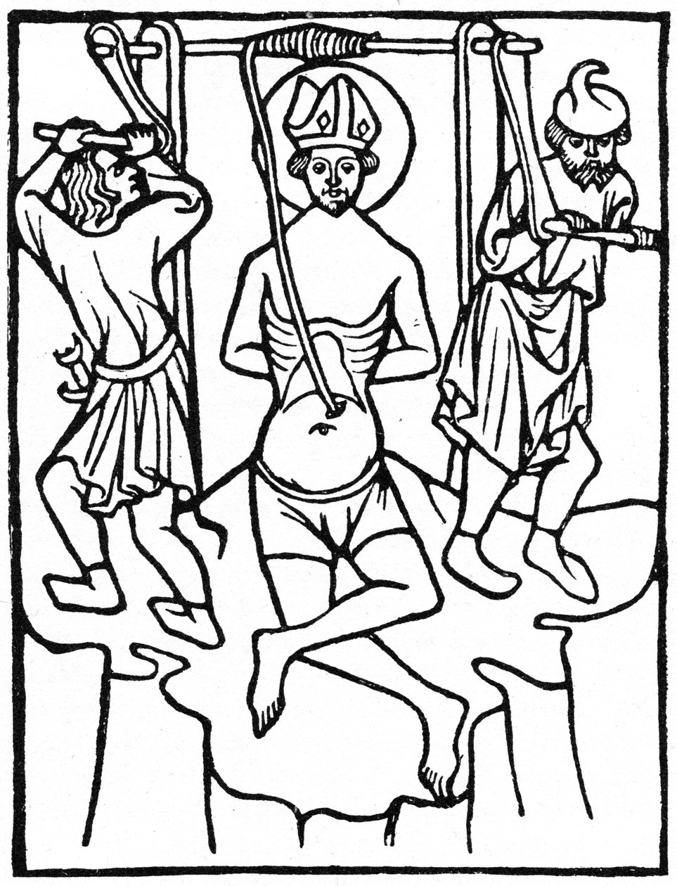 St Erasmus, c1400 1964. od Unbekannt